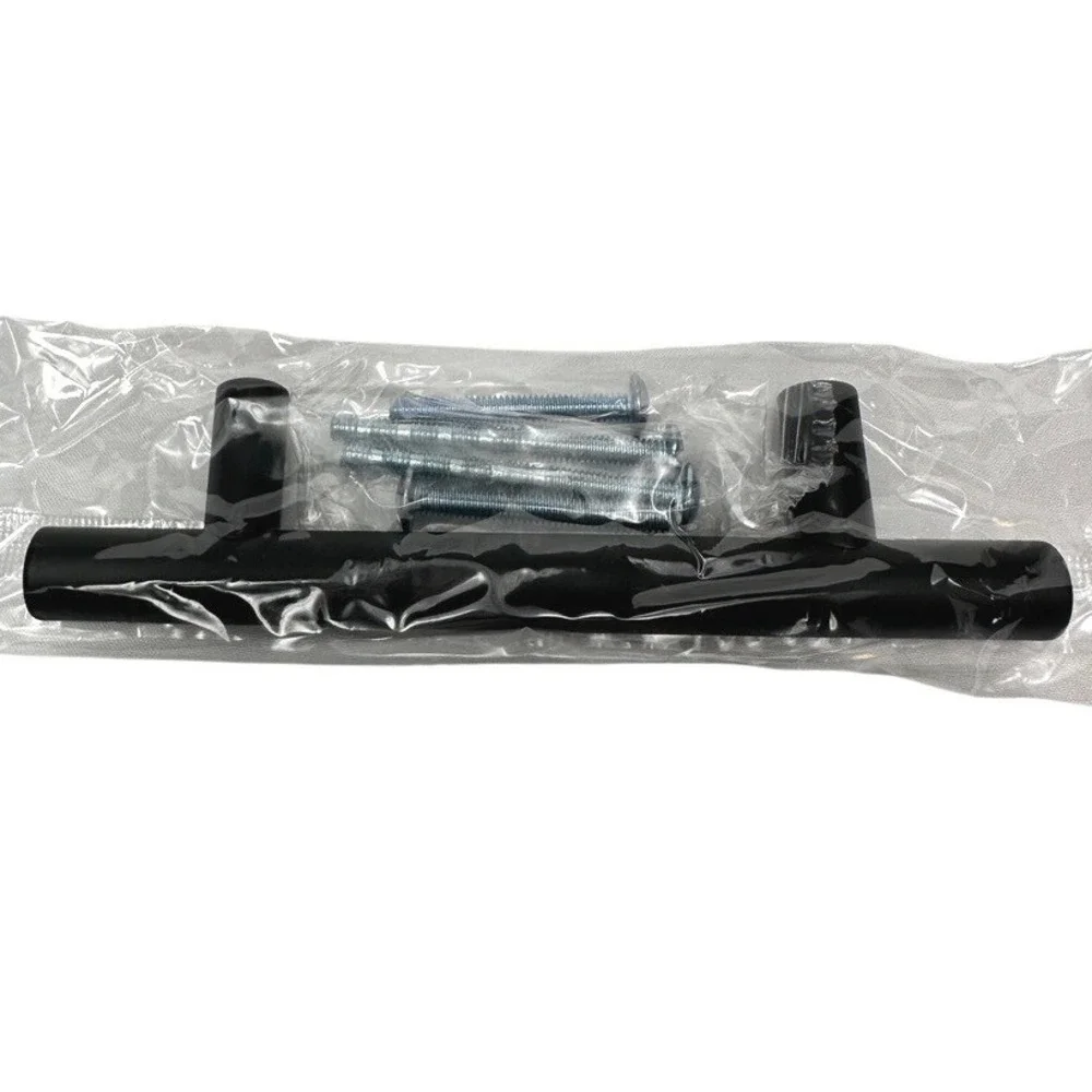 Matte Black Cabinet‎ Handles Drawer Pulls T Bar Modern Style Hardware Lot of 10